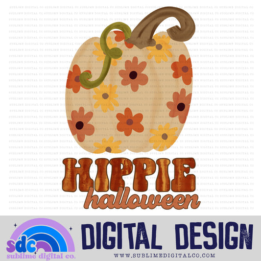 Hippie Halloween - Pumpkin • Autumn/Fall • Instant Download • Sublimation Design