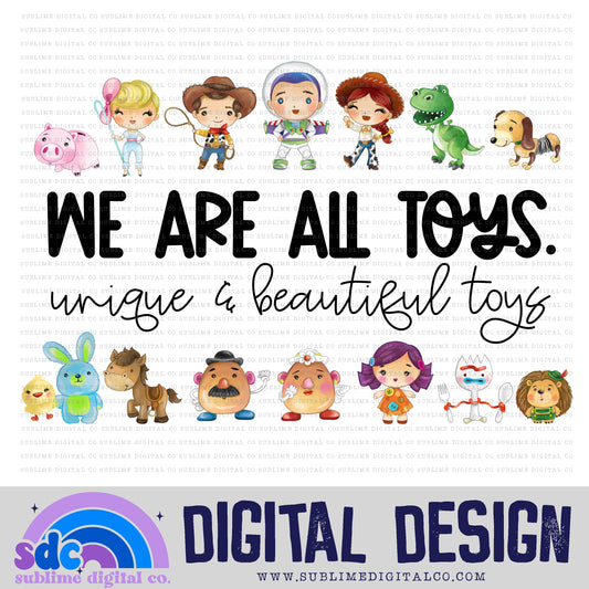 Unique & Beautiful • Toys • Instant Download • Sublimation Design