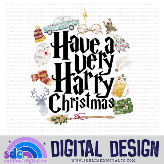 Harry Christmas • Wizard • Instant Download • Sublimation Design