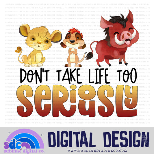 Seriously • Safari • Instant Download • Sublimation Design