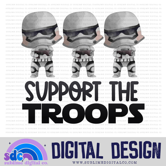 Troops • Space Wars • Instant Download • Sublimation Design