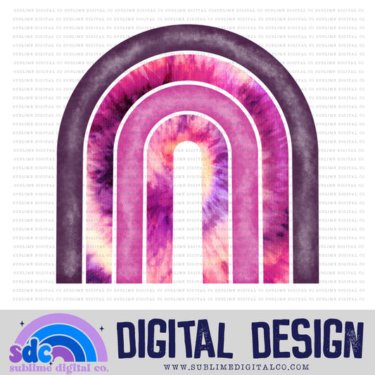 Pink Purple Tie Dye • Rainbow • Elements • Digital Design • Instant Download • Sublimation