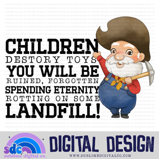 Landfill • Toys • Instant Download • Sublimation Design