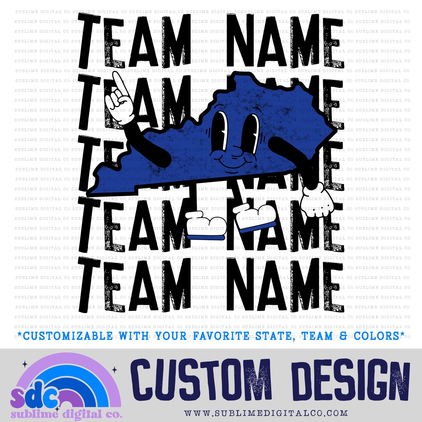 Custom Team Name State Character - Basketball • Customs • Sports • Instant Download • Sublimation Design