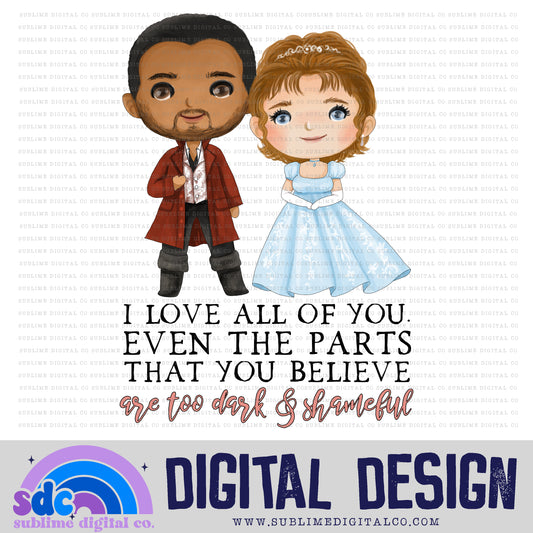 I Love All of You • Regency-Era • Instant Download • Sublimation Design