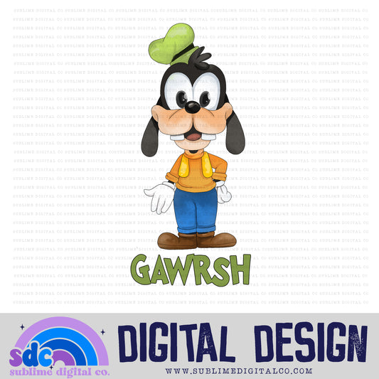 Gawrsh • Clubhouse • Instant Download • Sublimation Design