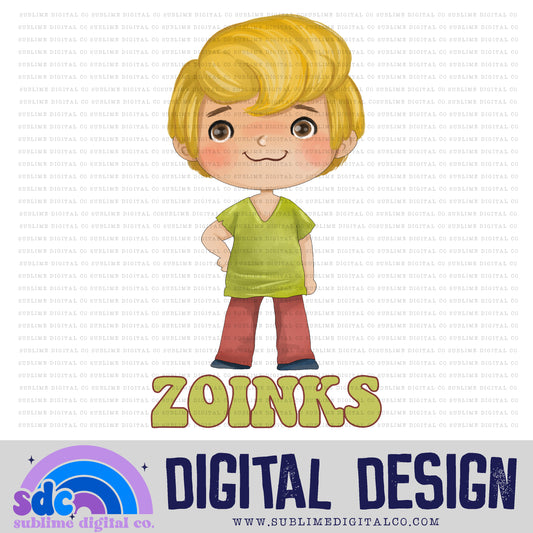 Zoinks • Mystery Gang • Instant Download • Sublimation Design