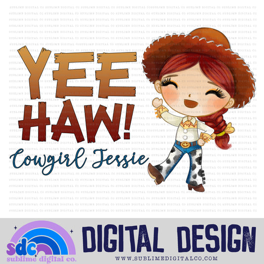 Cowgirl • Toys • Instant Download • Sublimation Design