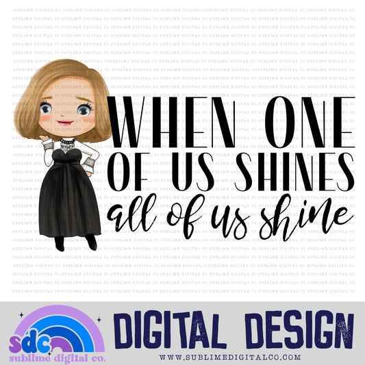 All of us Shine • Creek • Instant Download • Sublimation Design