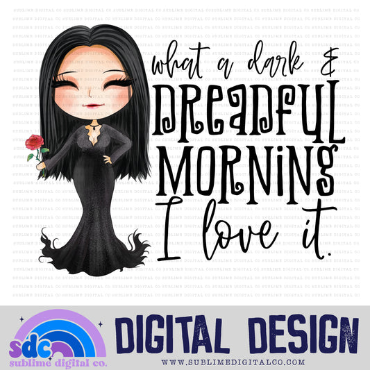 Dreadful Morning • Creepy Family • Instant Download • Sublimation Design