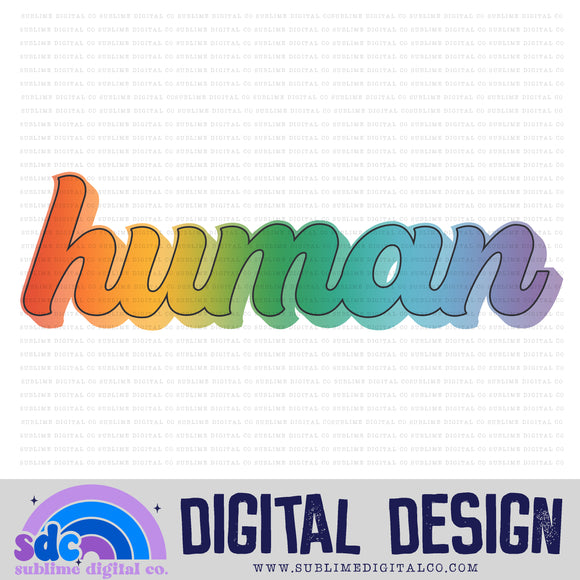Human • Pride • Instant Download • Sublimation Design