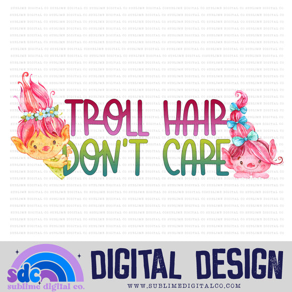 Troll Hair • Mythical Creatures • Instant Download • Sublimation Design
