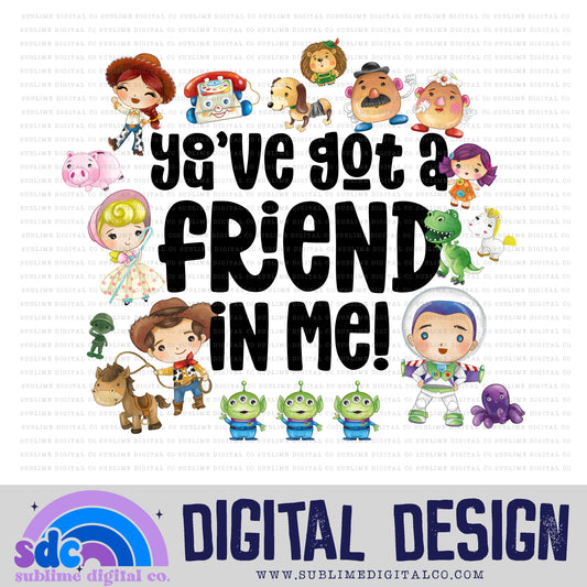 Friend • Toys • Instant Download • Sublimation Design