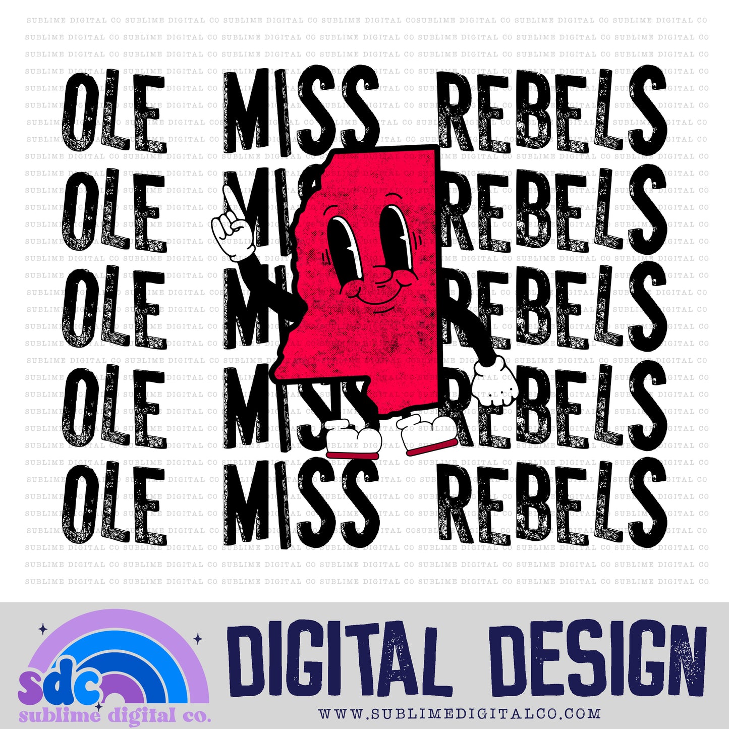 Rebels • Sports • Instant Download • Sublimation Design