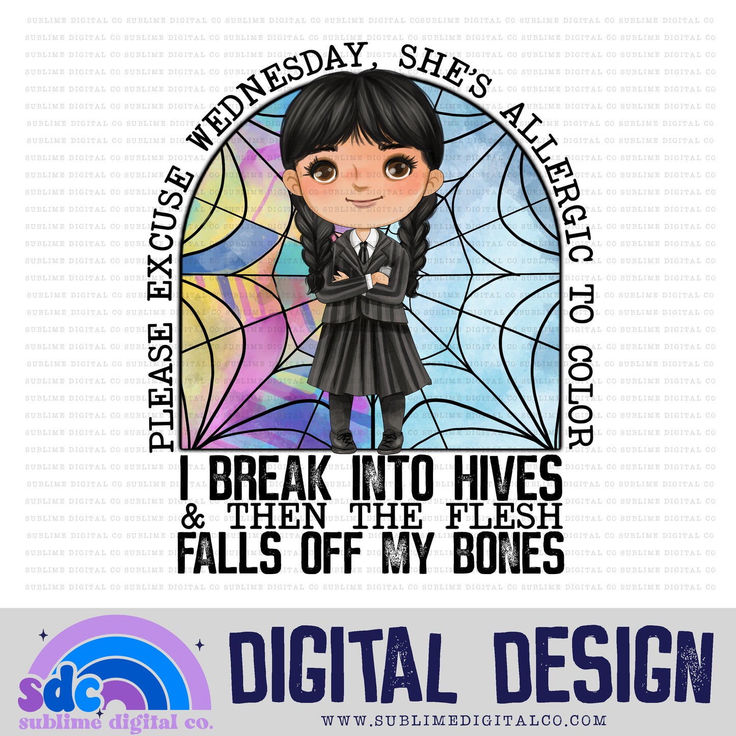Creepy Girl • Digital Design Bundles • Instant Download • Sublimation Design