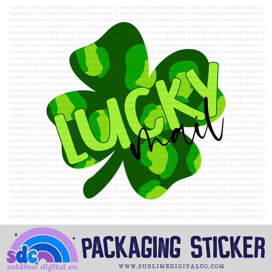 Lucky Mail | Small Business Stickers | Digital Download | PNG File