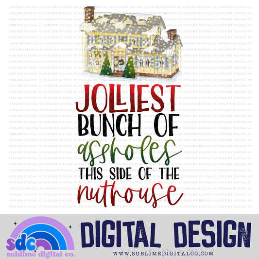 Jolliest • Christmas • Instant Download • Sublimation Design