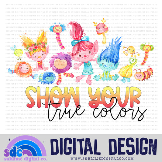 True Colors • Mythical Creatures • Instant Download • Sublimation Design