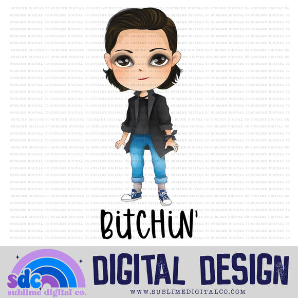 Bitchin • Strange Kids • Instant Download • Sublimation Design