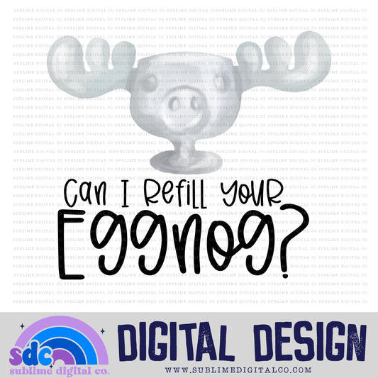 Eggnog • Christmas • Instant Download • Sublimation Design