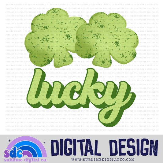 Lucky | St Patrick's Day | Sublimation Design | Instant Download | PNG File