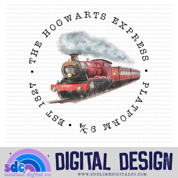 Wizard School Express 2 • Wizard • Instant Download • Sublimation Design