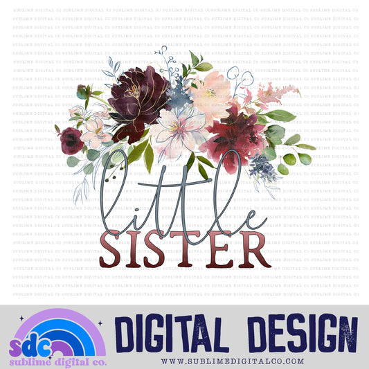 Little Sister • Instant Download • Sublimation Design