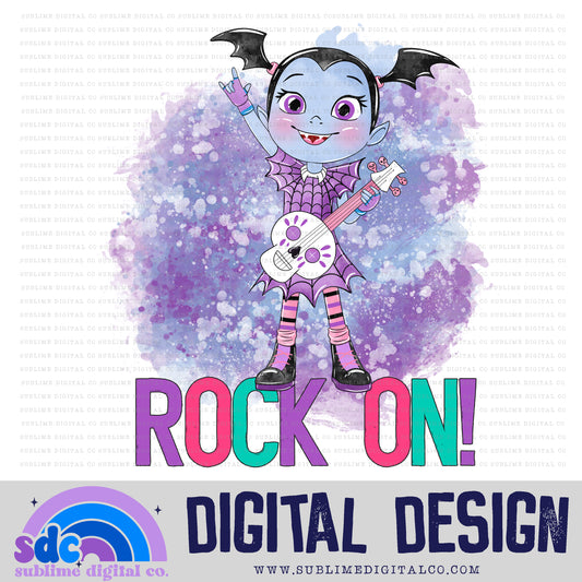 Rock On • Vampire Family • Instant Download • Sublimation Design