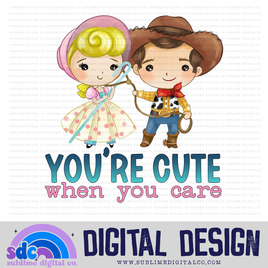 You're Cute • Toys • Instant Download • Sublimation Design