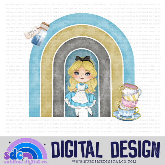 Alice • Rainbows • Instant Download • Sublimation Design