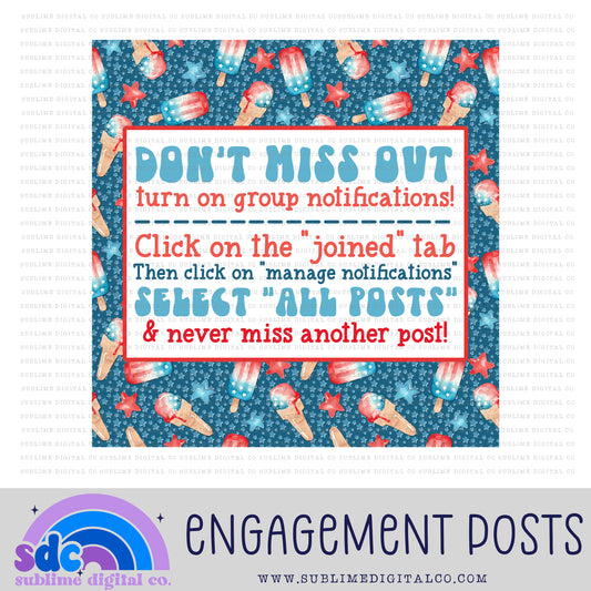 Bombpops • Facebook Group Notifications • Instant Download