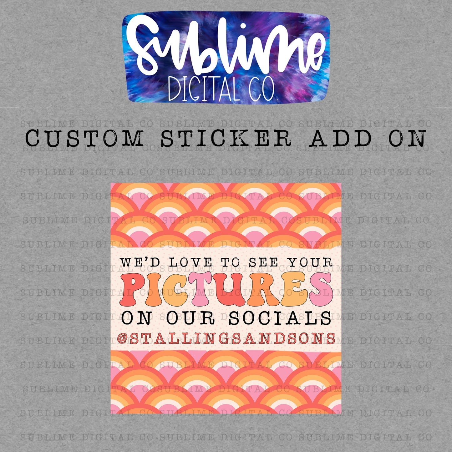Custom Small Business Sticker Bundle