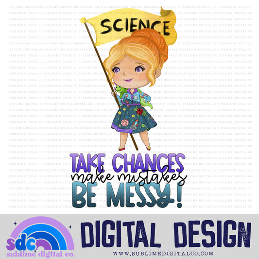 Take Chances! • School Bus • Instant Download • Sublimation Design