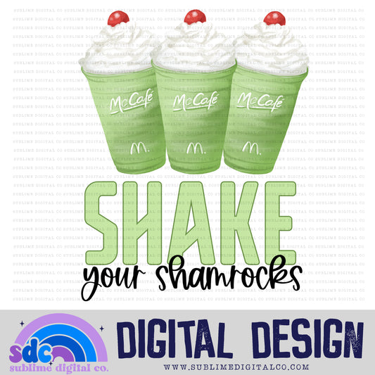 Shake Your Shamrocks 2 | St Patrick's Day | Sublimation Design | Instant Download | PNG File