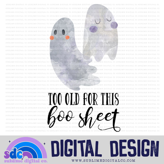 Boo Sheet • Autumn/Fall • Instant Download • Sublimation Design