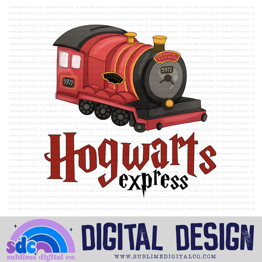 Wizard School Express • Wizard • Instant Download • Sublimation Design