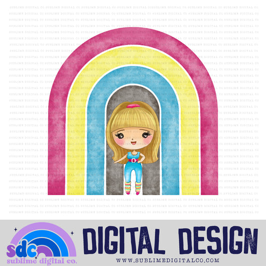 Doll Rainbow • Toys • Instant Download • Sublimation Design