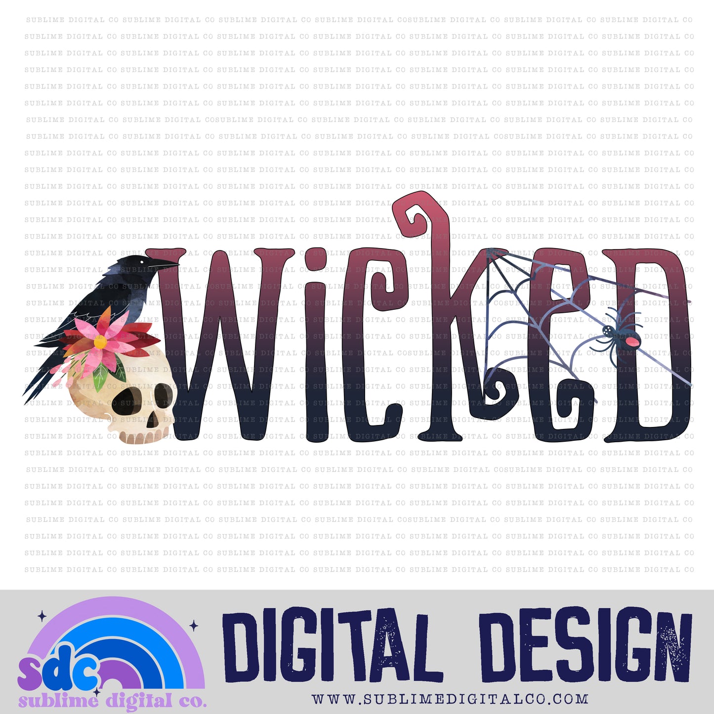 Wicked • Instant Download • Sublimation Design
