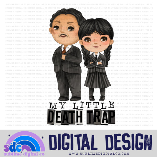 Death Trap • Creepy Family • Instant Download • Sublimation Design