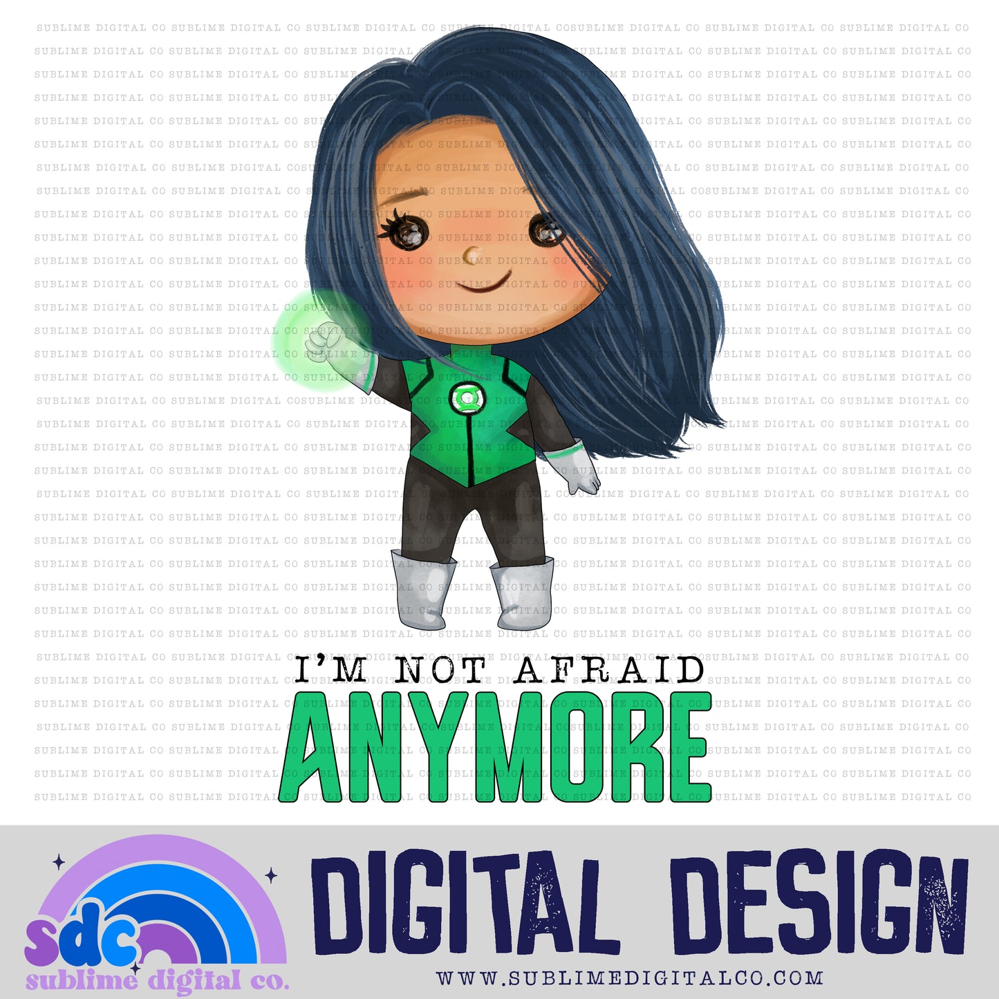 Not Afraid • Baby Heroes • Instant Download • Sublimation Design