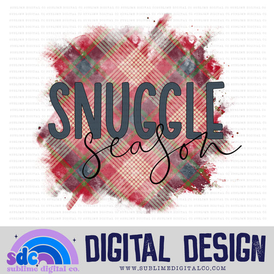 Snuggle Season - Plaid • Christmas • Instant Download • Sublimation Design