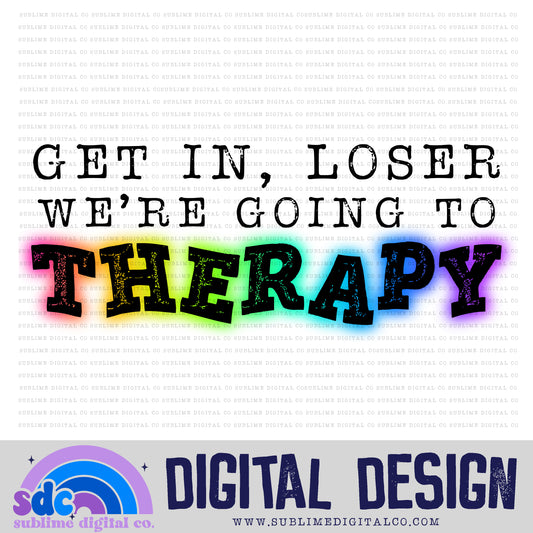 Therapy • Mental Health Awareness • Instant Download • Sublimation Design