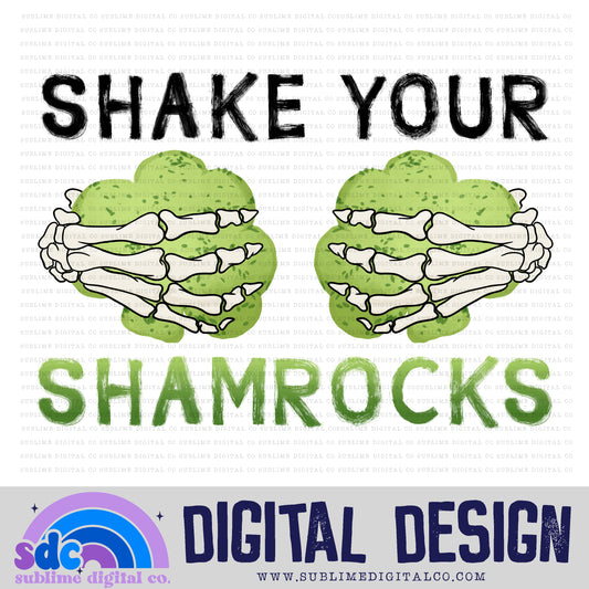 Shake Your Shamrocks | St Patrick's Day | Sublimation Design | Instant Download | PNG File