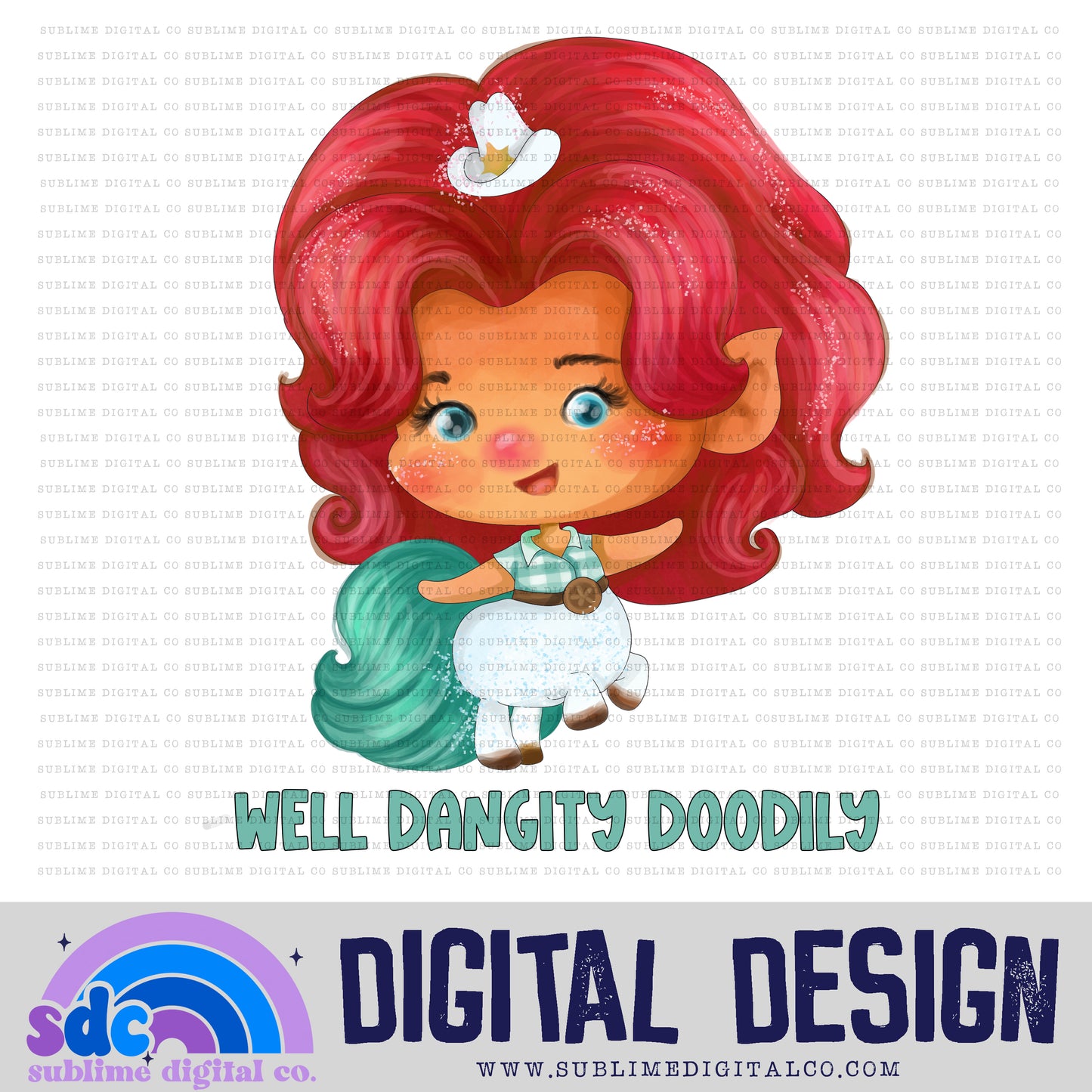 Dangity Doodily • Mythical Creatures • Instant Download • Sublimation Design