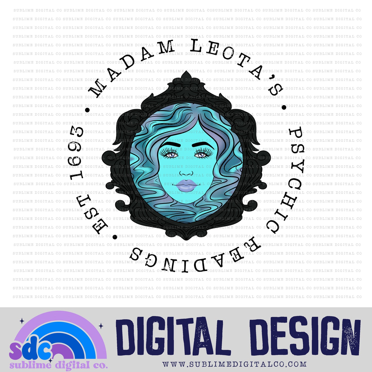 Madam Leota • Haunted • Instant Download • Sublimation Design