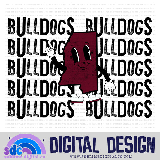 Bulldogs • Sports • Instant Download • Sublimation Design