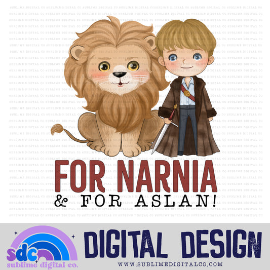 For Aslan • Wardrobe • Instant Download • Sublimation Design