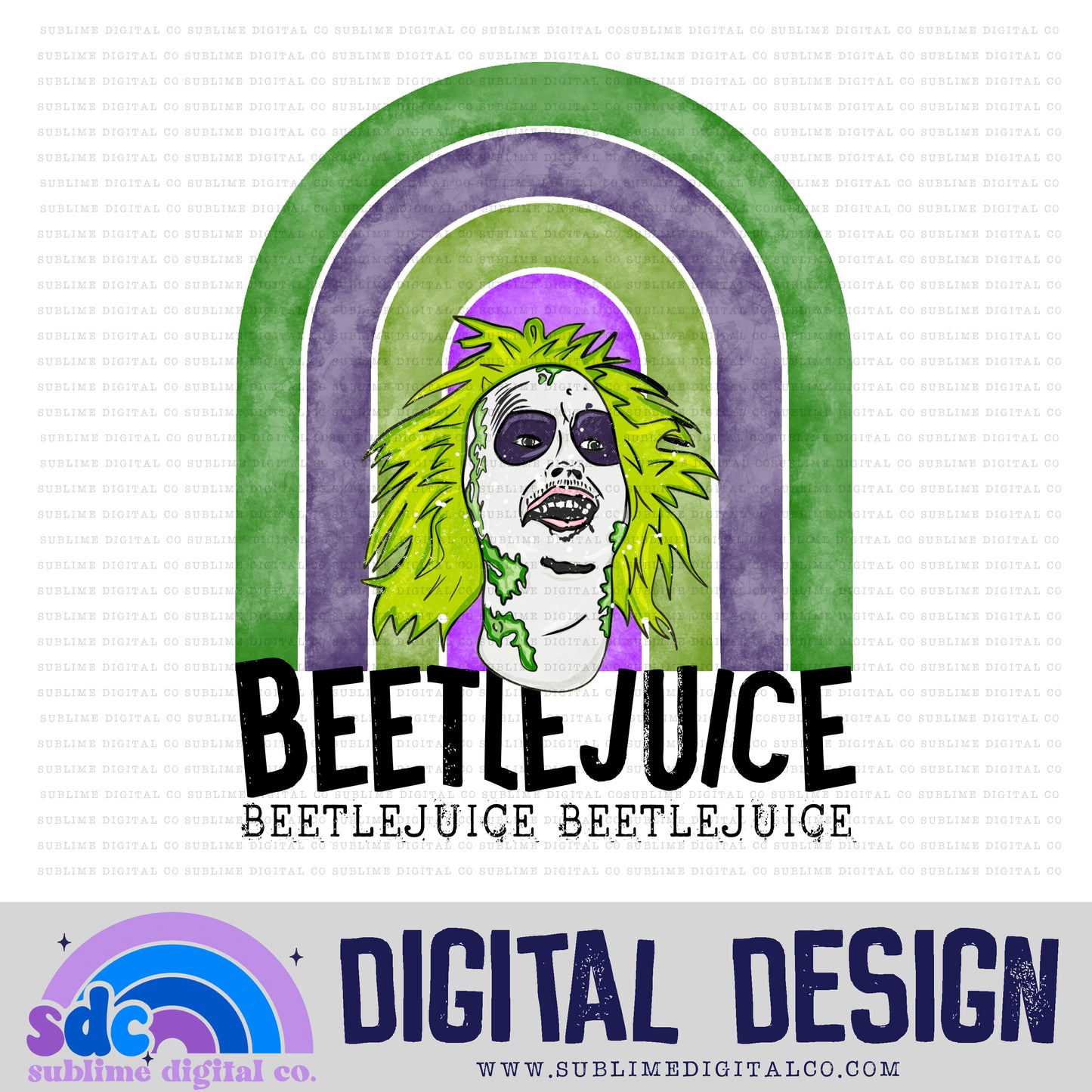 Beetle Guy Rainbow • Halloween • Instant Download • Sublimation Design