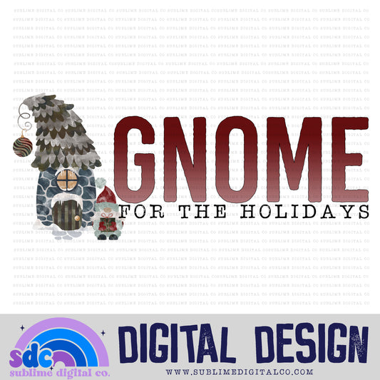 Gnome for the Holidays • Christmas • Instant Download • Sublimation Design