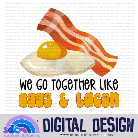 Eggs & Bacon | Valentine's Day | Sublimation Design | Instant Download | PNG File